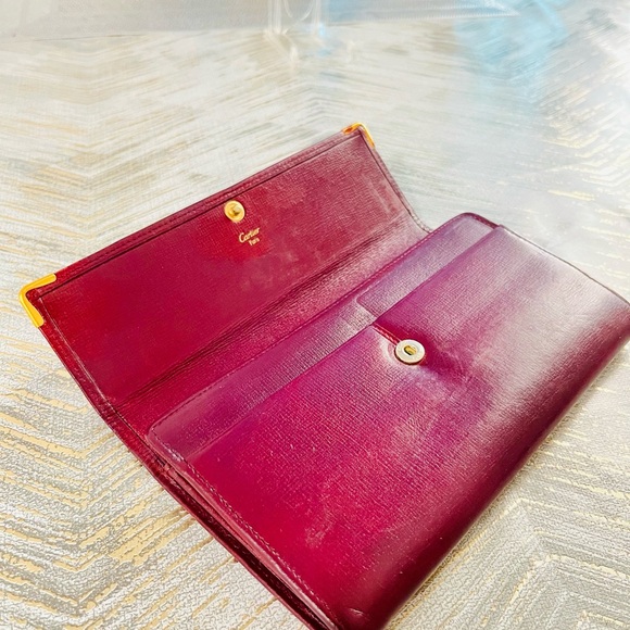 Cartier brugandy Clutch - Picture 11 of 15